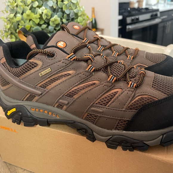 Merrell Hiking/Outdoor Shoes size12. MOAB GTX 2 Earth Terre (Gore-Tex). + Laces! - Picture 5 of 8